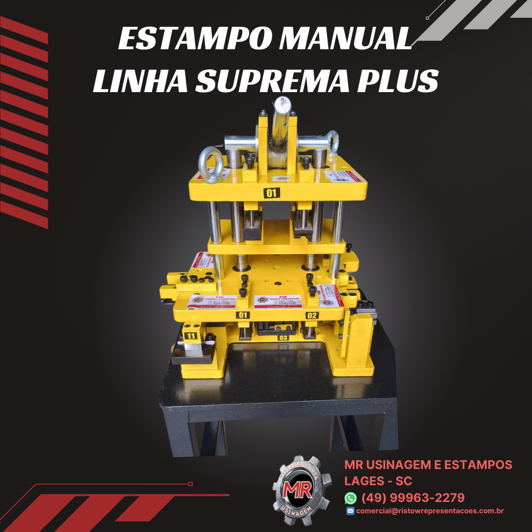 Estampo Manual Linha Suprema Plus