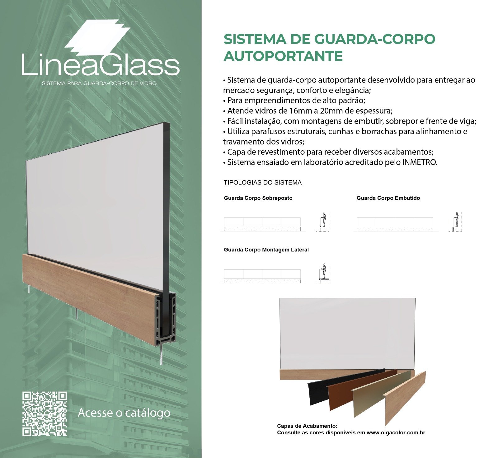 Sistema de Guarda-Corpo Linea Glass