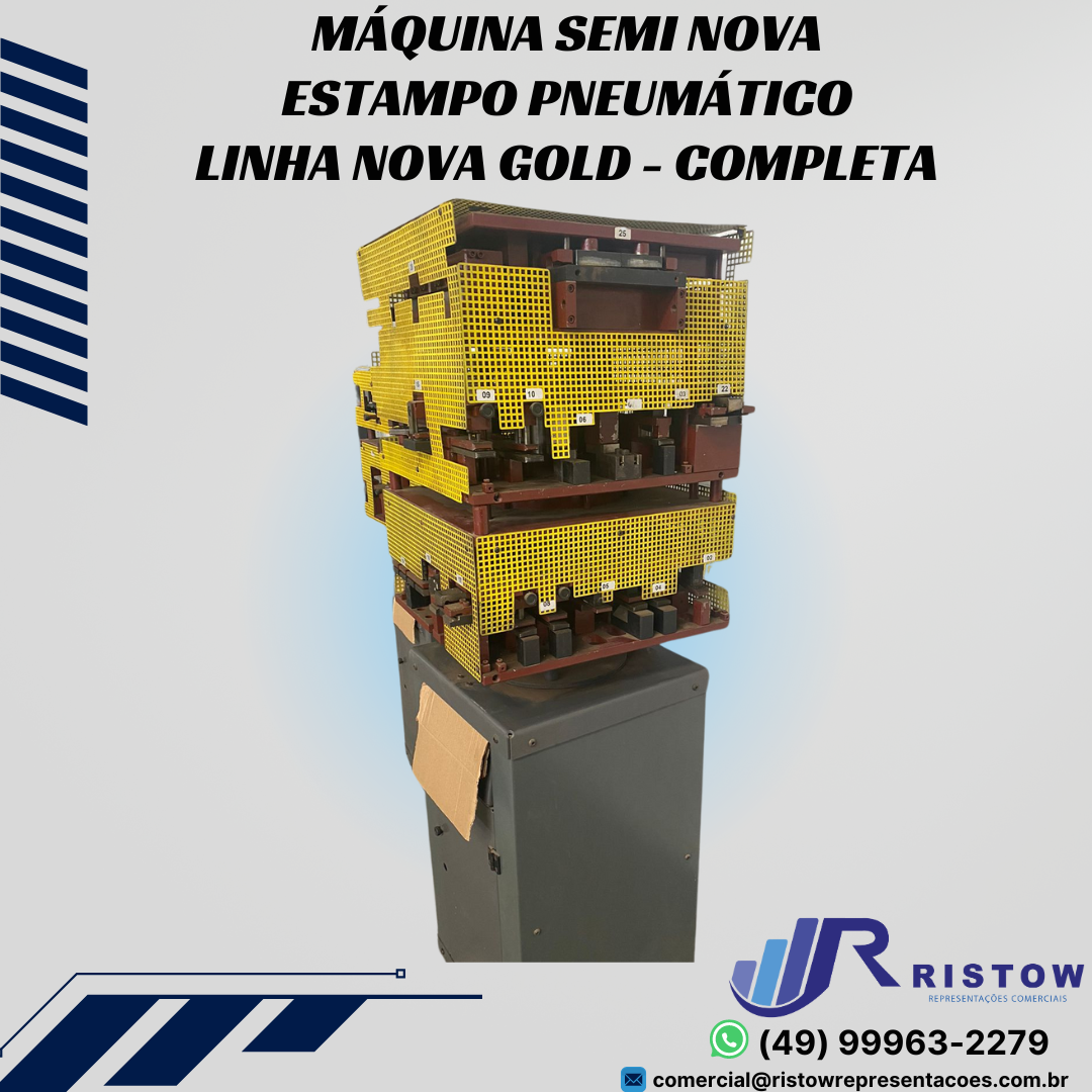 Estampo Pneumático Linha Nova Gold – Completa